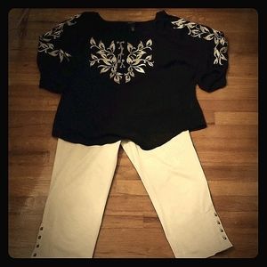 ND Light Khaki Crop Pants